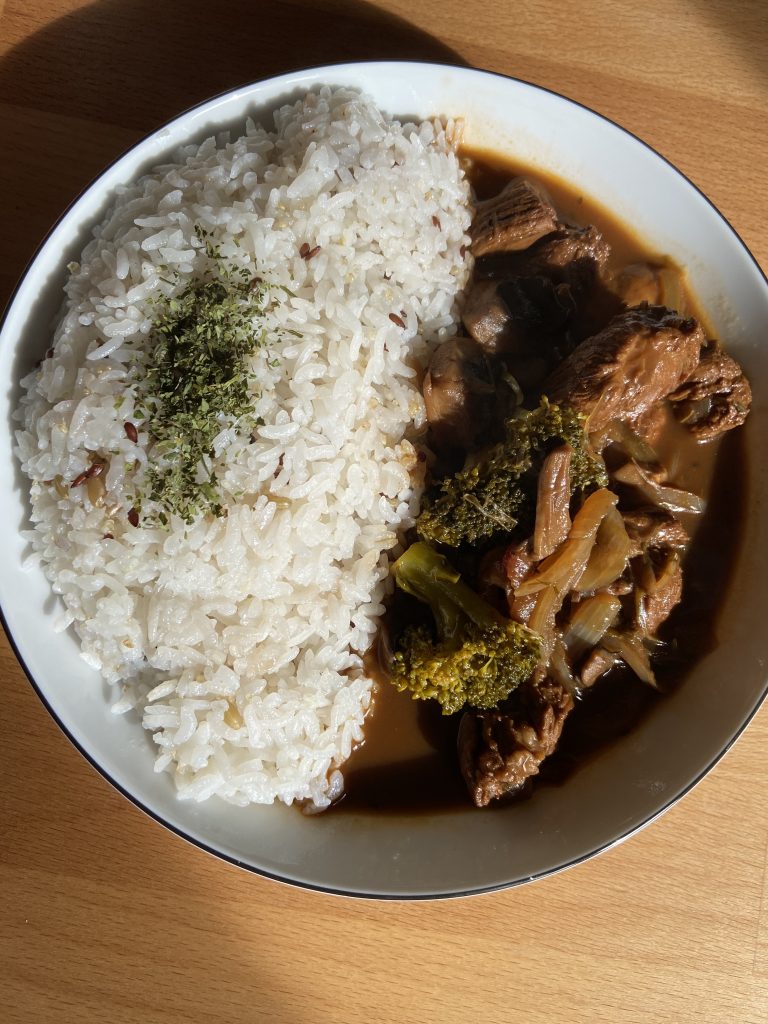Hayashi Reis (Japanisches Gulasch)