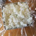 Reis und Sushi-Zutaten in der Packung